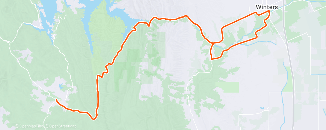 Map of the activity, Moskowite from Winters