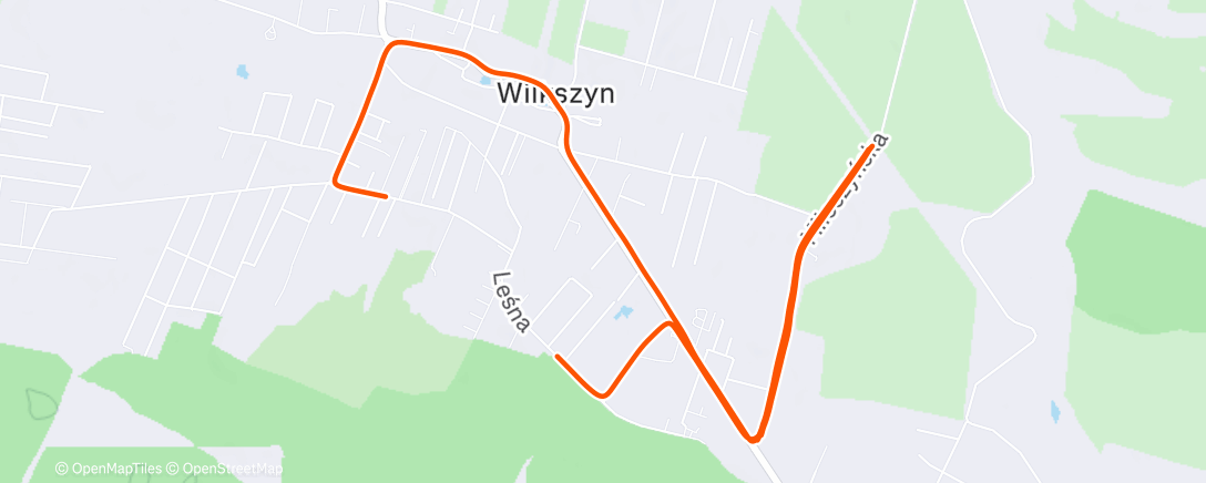 Map of the activity, 🏃‍♂️ 10x1km: Double Threshold 1/2