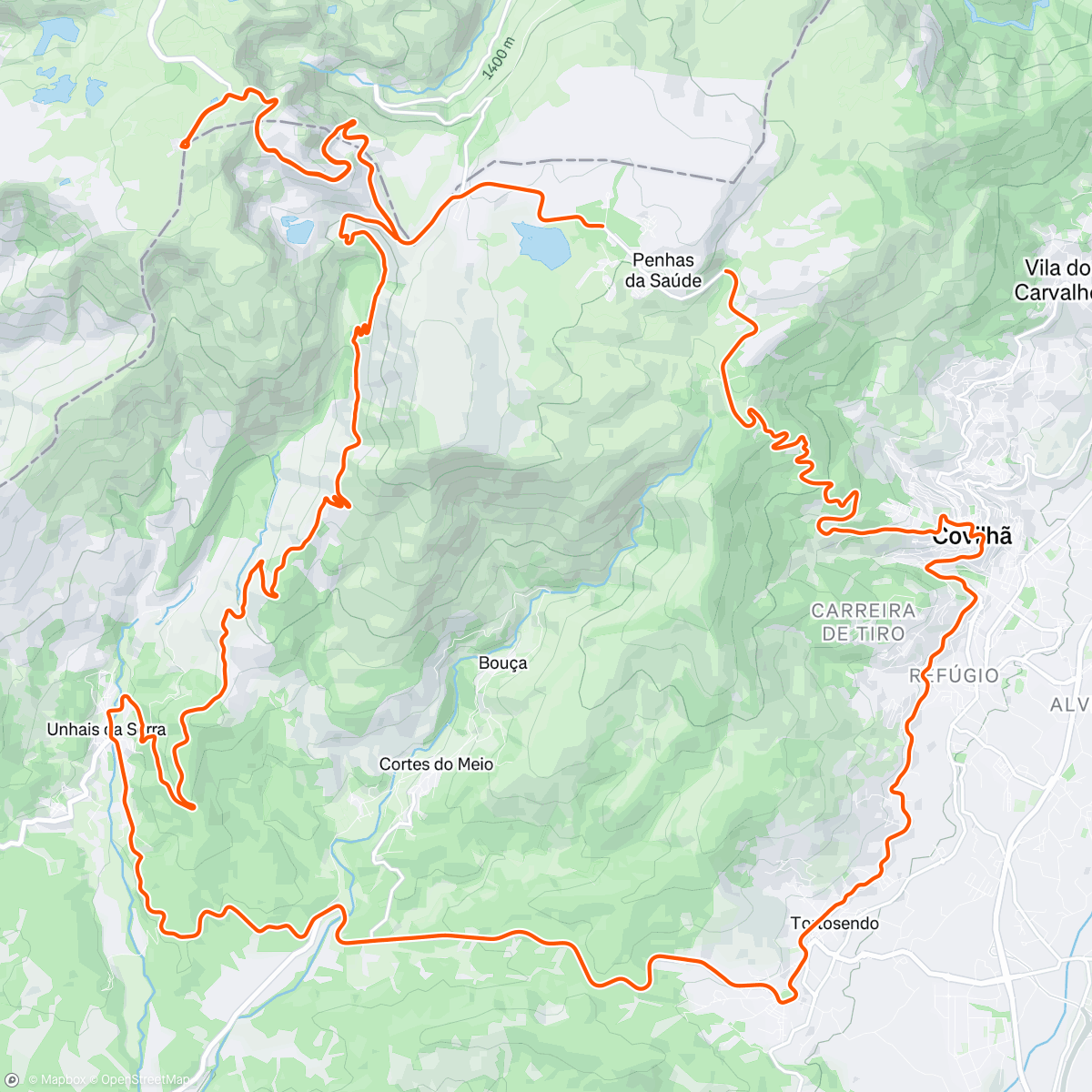 Map of the activity, CYCLING CAMP
Dia 1