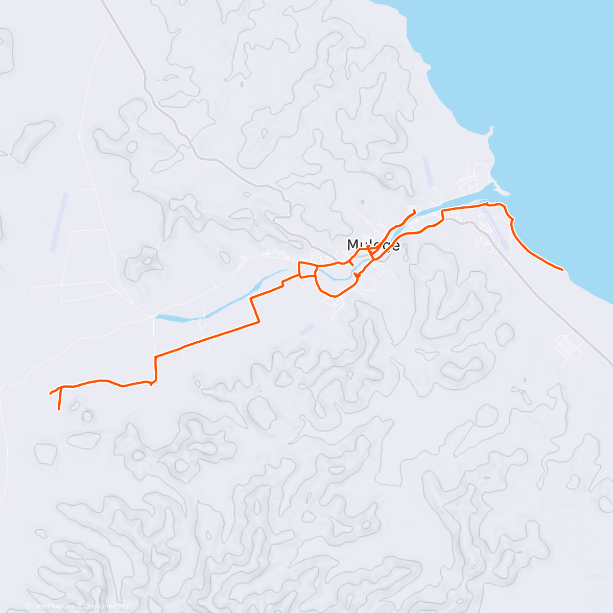 Map of the activity, Mulegé sands