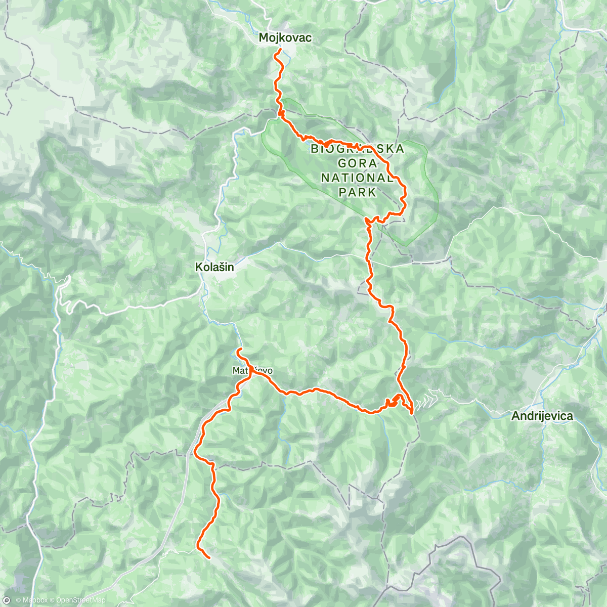 Map of the activity, Komoot Women’s Rally: Day 2 (Snow!)