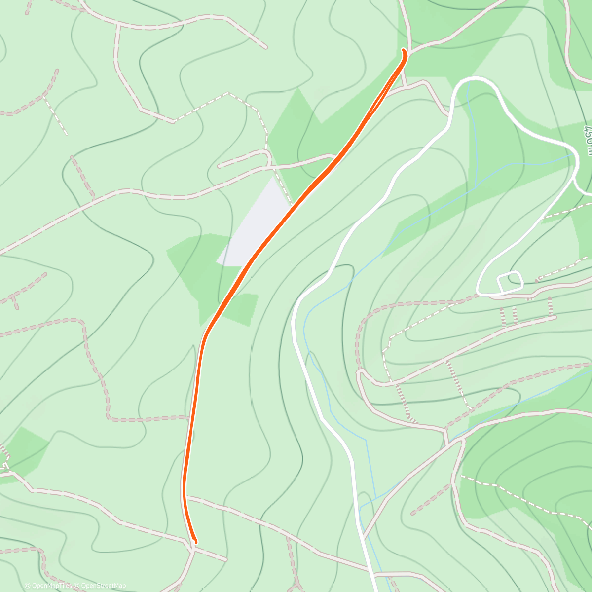 Map of the activity, Gassi gehen (Spaziergang am Nachmittag)
