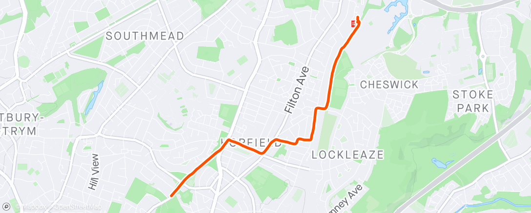 Map of the activity, Evening Walk home from Abbey Wood train station 🚂🚃🚃🚃🚃