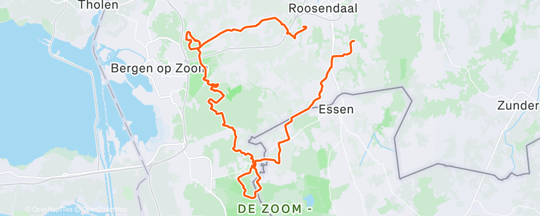 Map of the activity, MTB