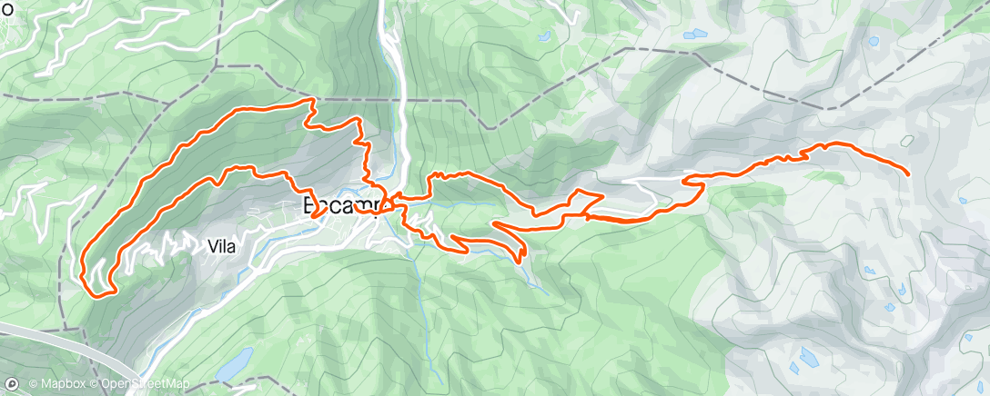 Карта физической активности (🏃‍➡️🏁 Traversa d'Encamp - balade à Andorre ❌️)