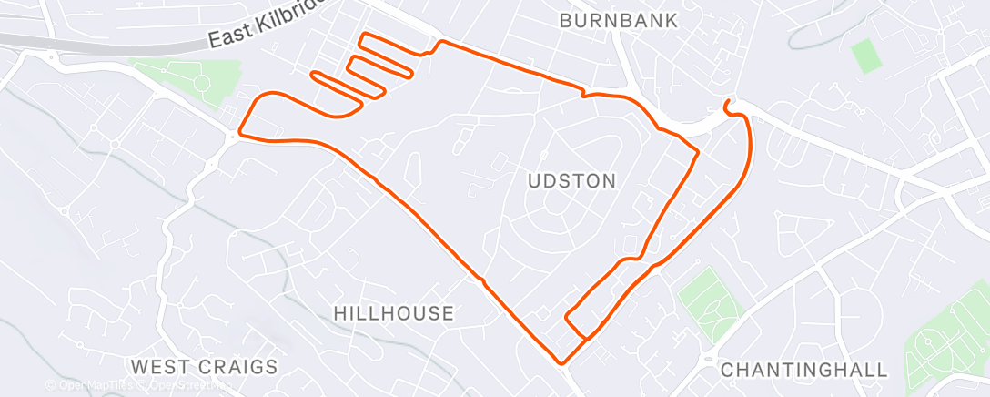 Map of the activity, Did you know I used to run