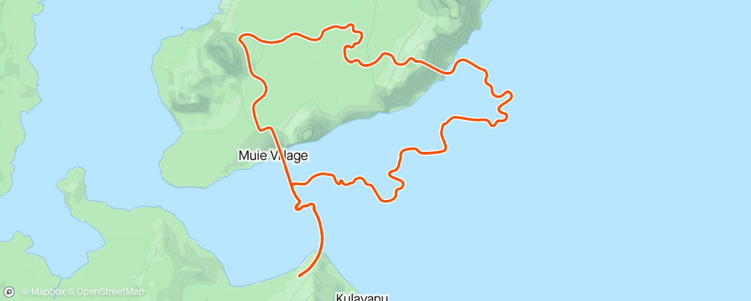 Map of the activity, 4x 3min threshold