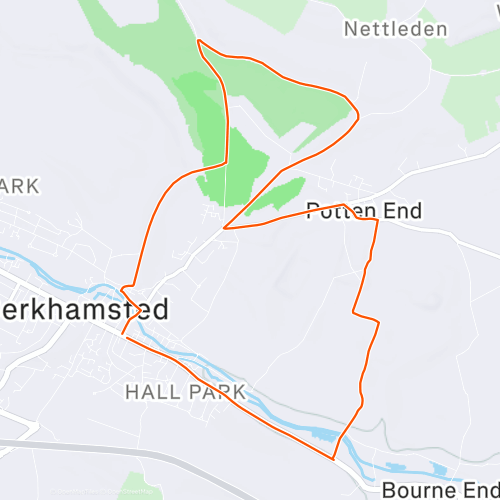 Berko Half Practise 13.1 km Road Running Route on Strava