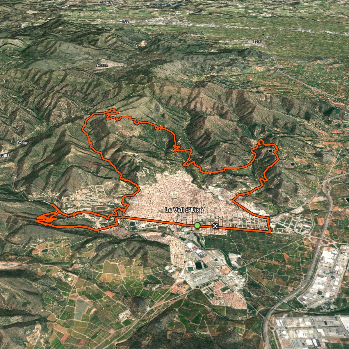 Map of the activity, La Terreta 🏡💚