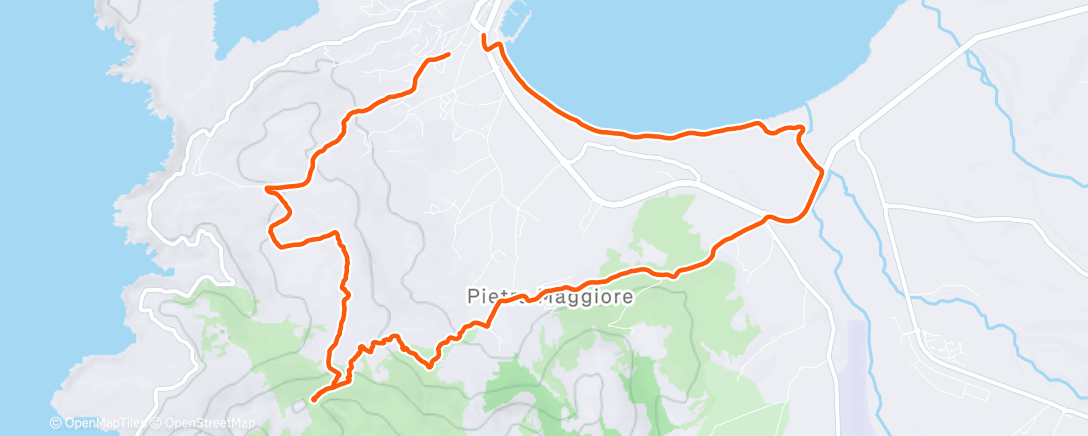 Peta aktivitas, Morning Trail Run