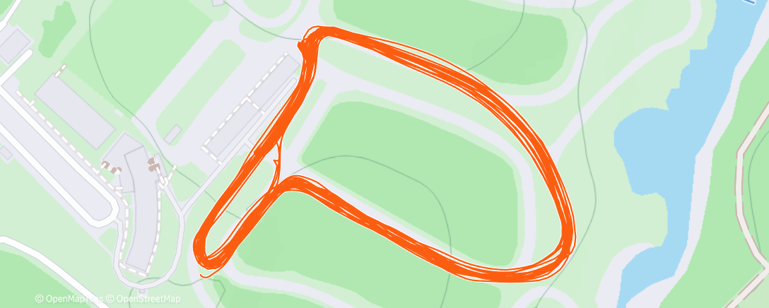 Map of the activity, Северный лыжный заезд (утро)