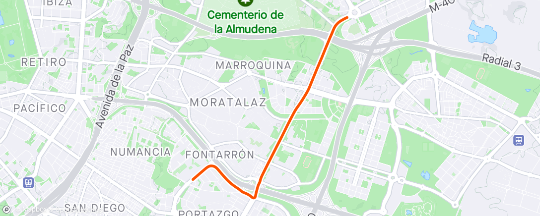 Map of the activity, ROUVY - La Vuelta 2023 | Stage 21 - Madrid Part 2