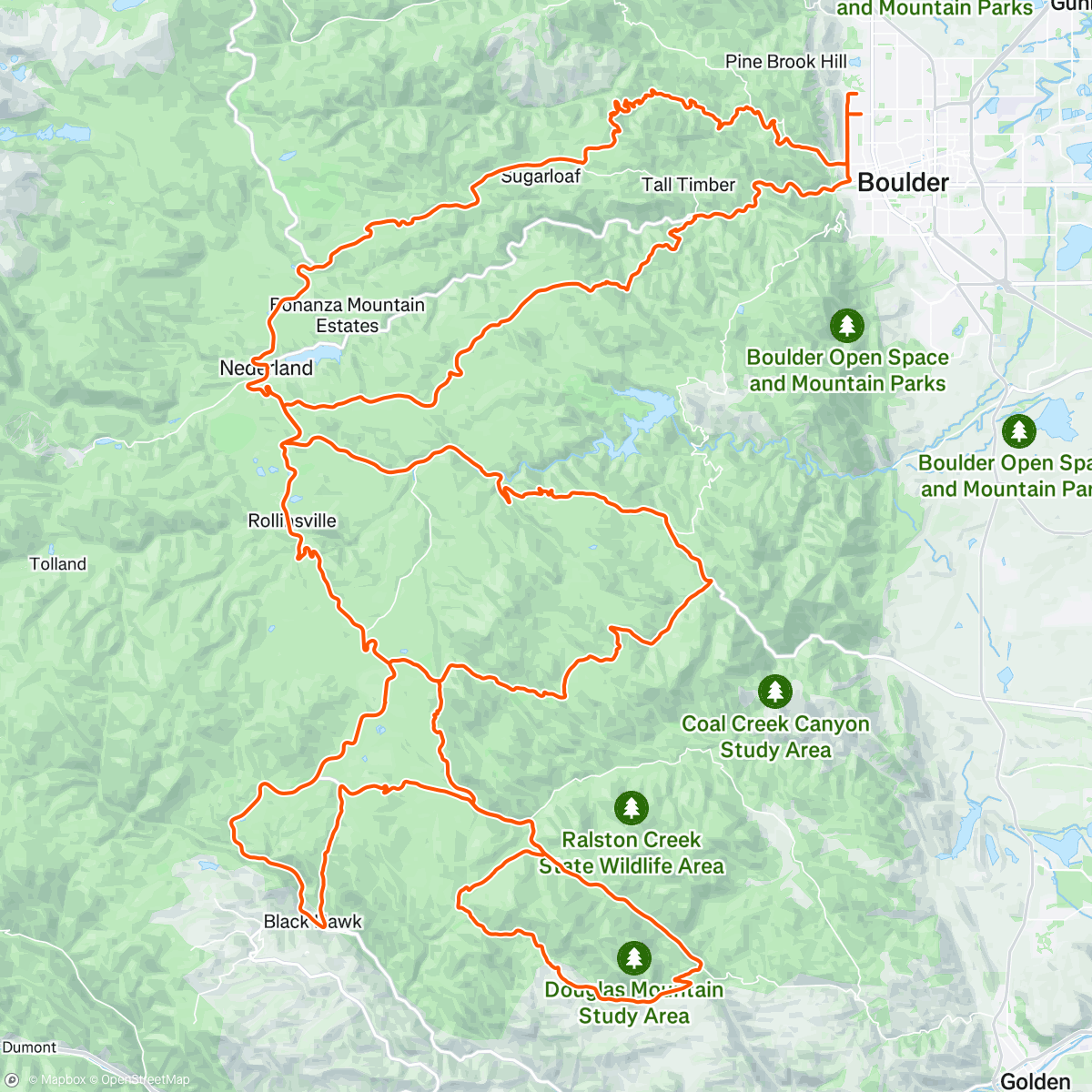 Map of the activity, still finding new roads 🤩