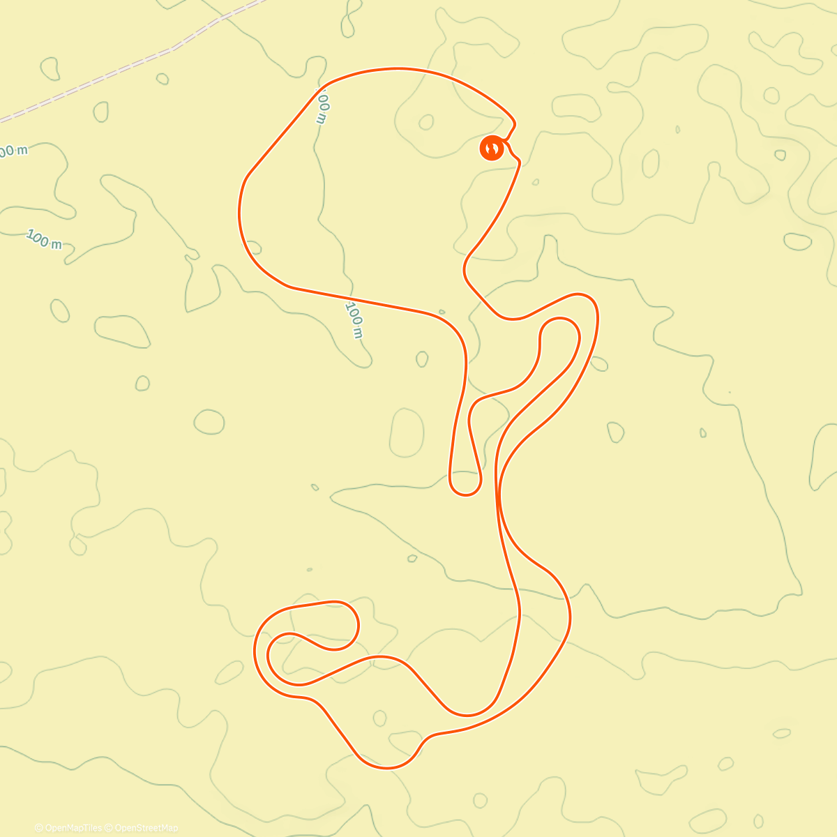 Map of the activity, MyWhoosh - Velodrome