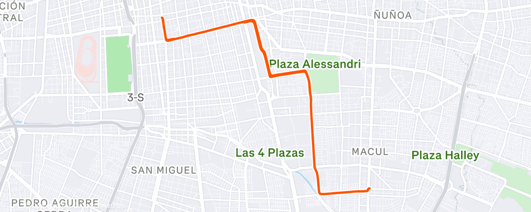 Map of the activity, Afternoon Ride