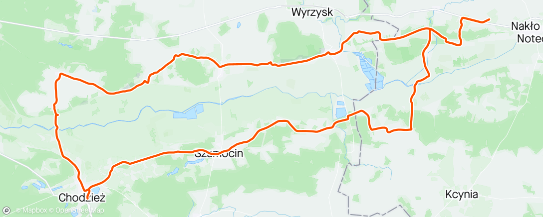 Map of the activity, Przejazd w południe