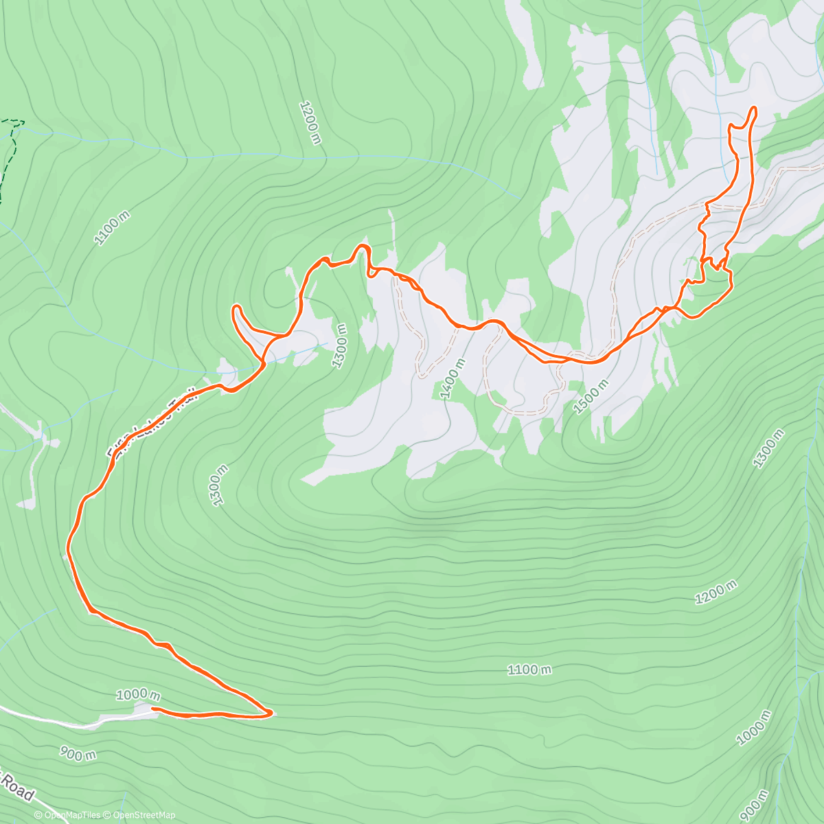 Map of the activity, Dawn patrol