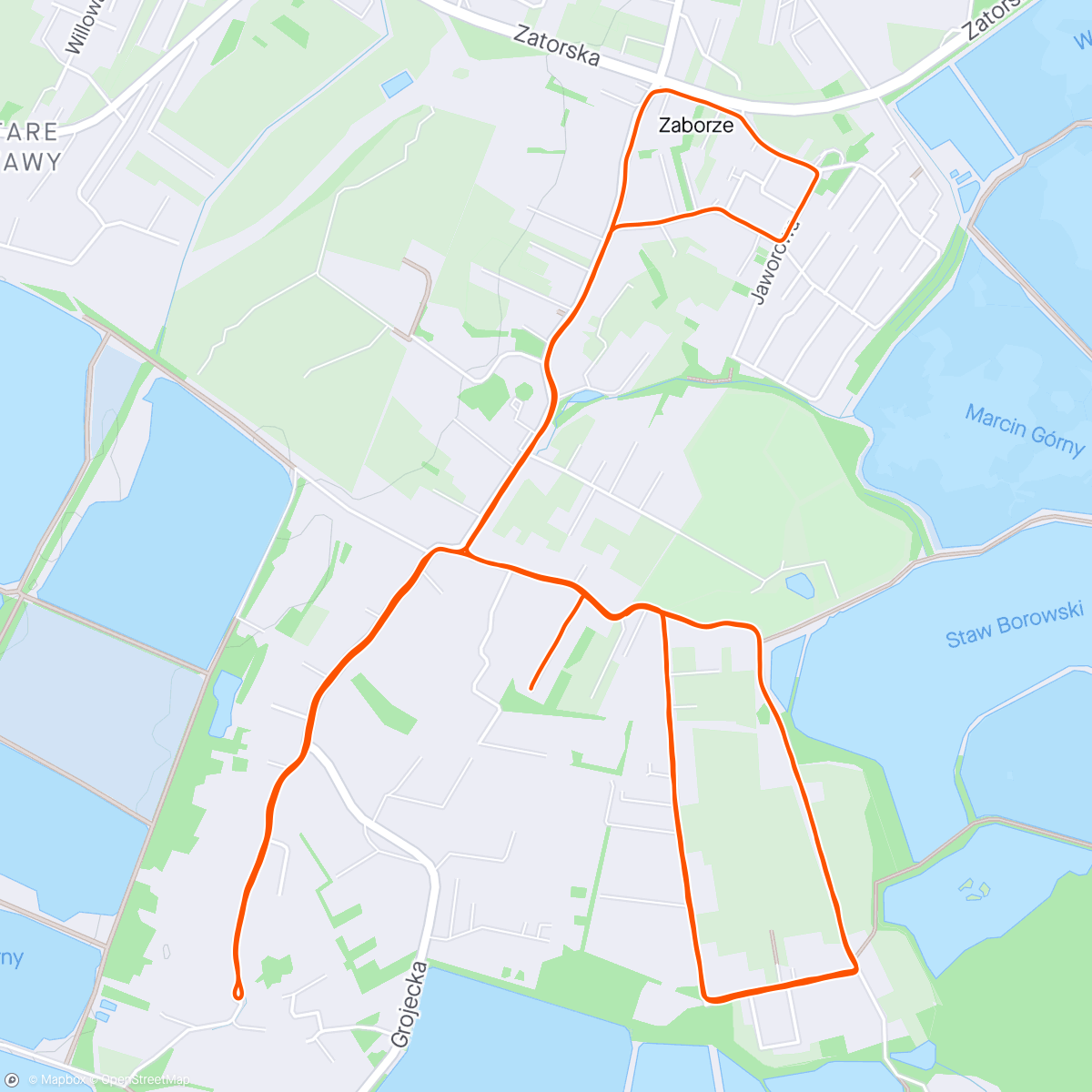 Mapa de la actividad (Evening Run 🥴🥴🥴)