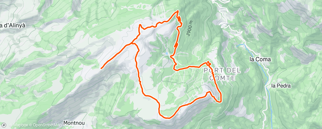 Map of the activity, Ruteta rodatge descobrint Port del Compte 👌⛰️