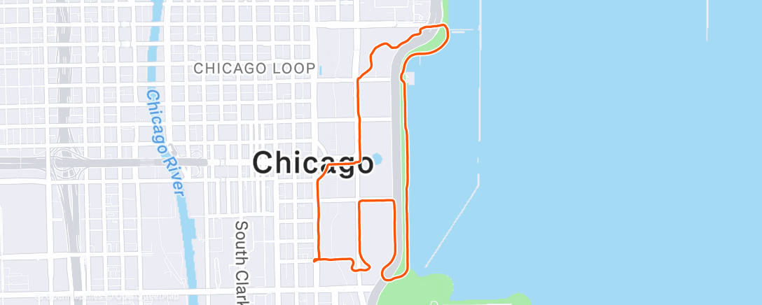 Map of the activity, Gotta do what you gotta do in Chicago