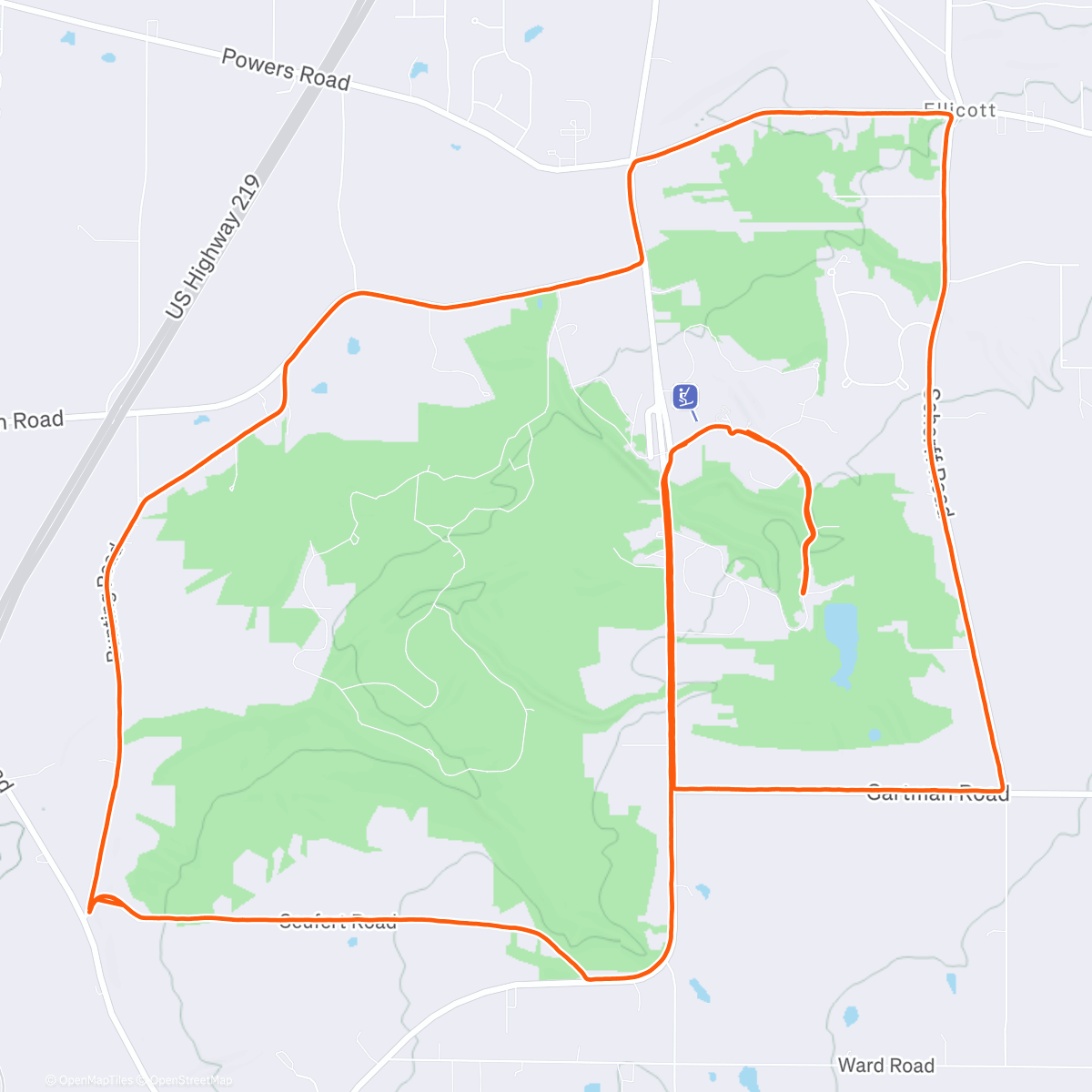 Карта физической активности (Long run workout)