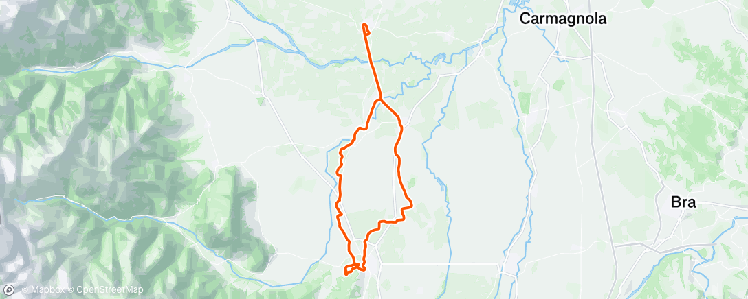 Map of the activity, Terres Monviso
