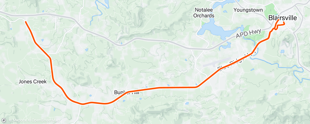 Map of the activity, Morning Speed Ride