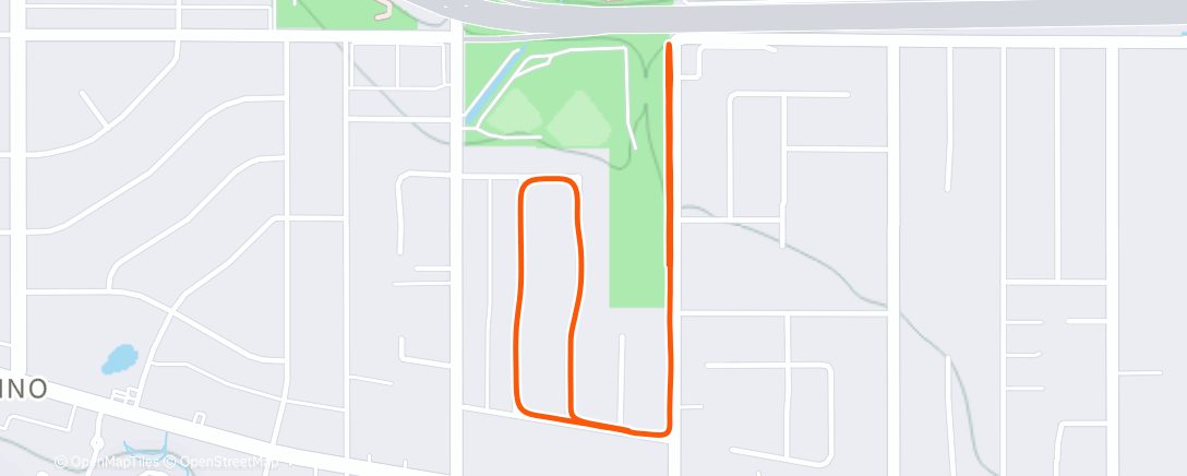 Mappa dell'attività Morning Walk