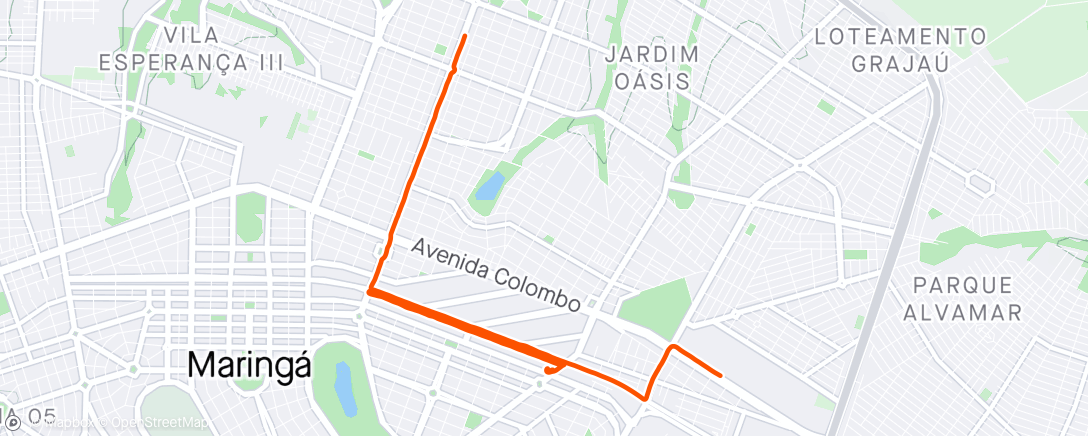 Map of the activity, Segunda 2