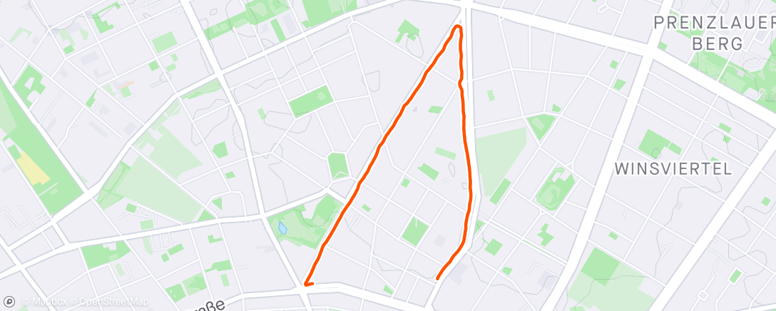 Map of the activity, The ‚post post, run