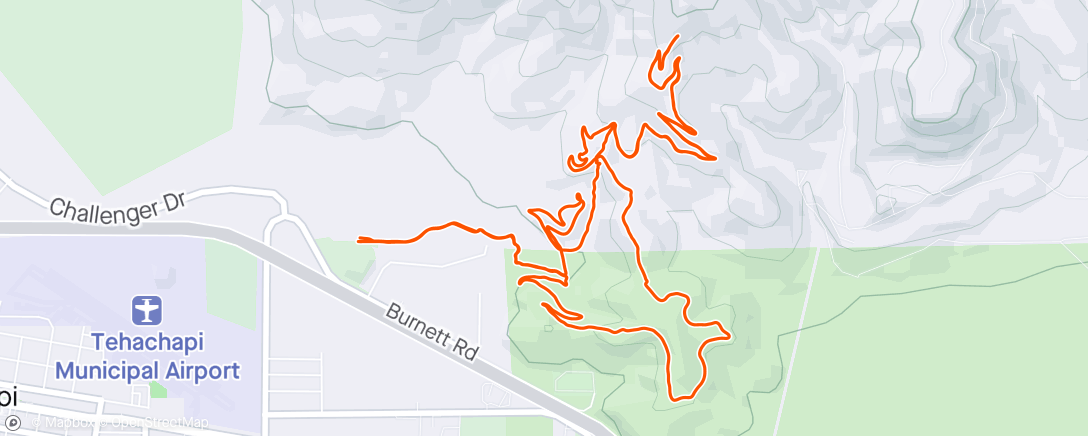 活动地图，Lunch Mountain Bike Ride