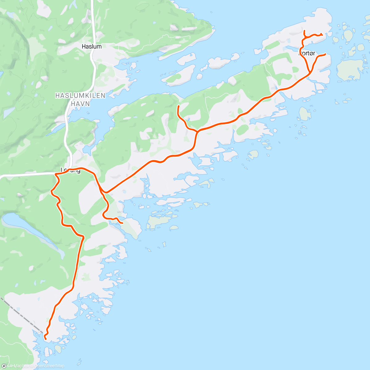 Mappa dell'attività Evening Unicycle QX 36 / 145
