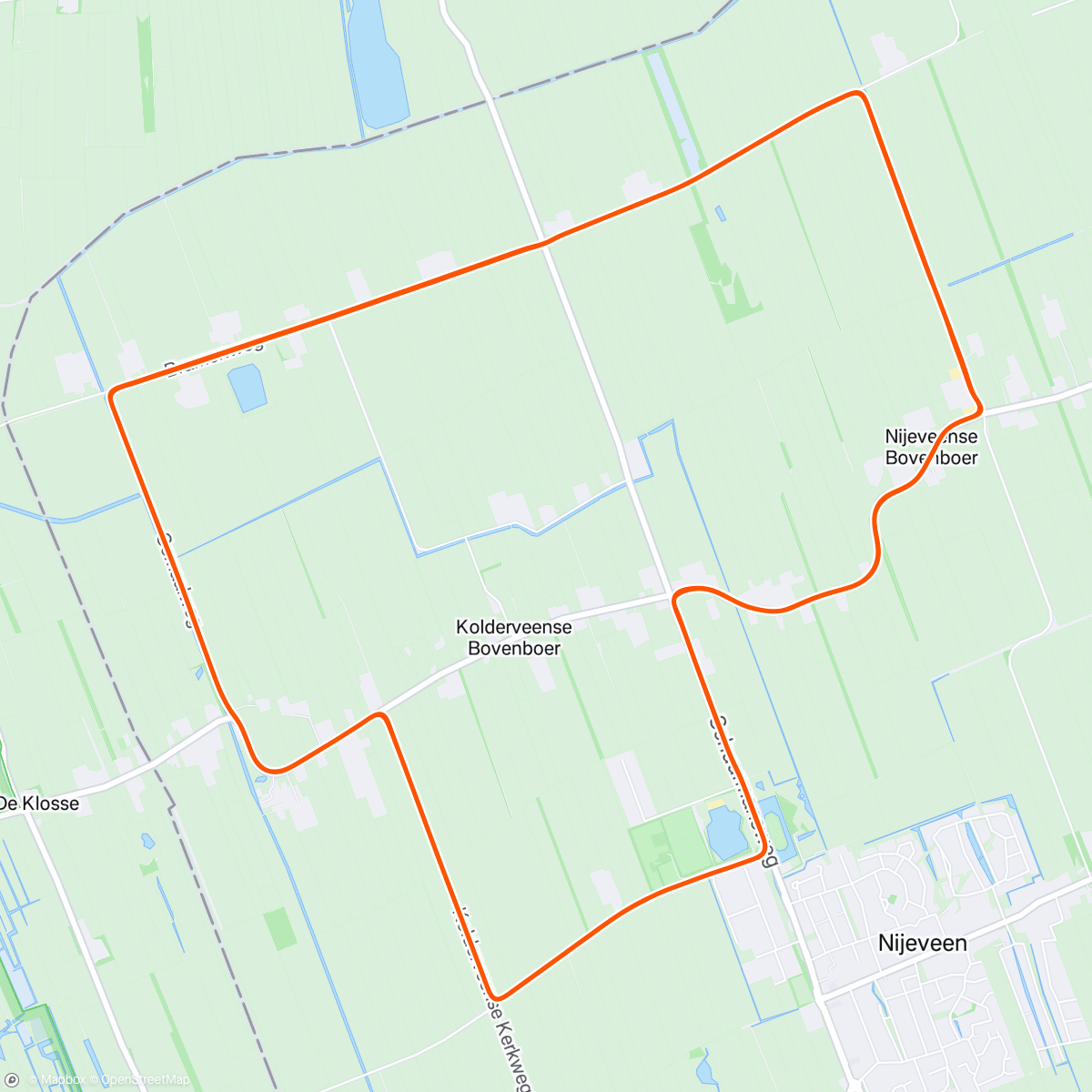 Map of the activity, WFN NK Tijdrijden 50+ (12e)