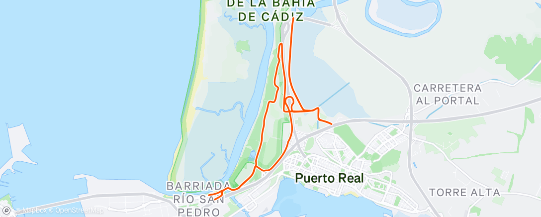 Map of the activity, Afternoon Ride