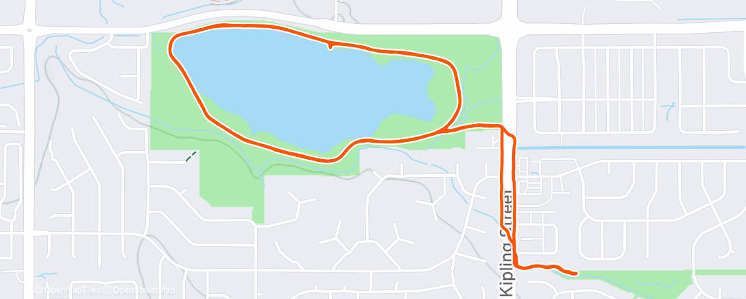 Map of the activity, 12th 5k of December