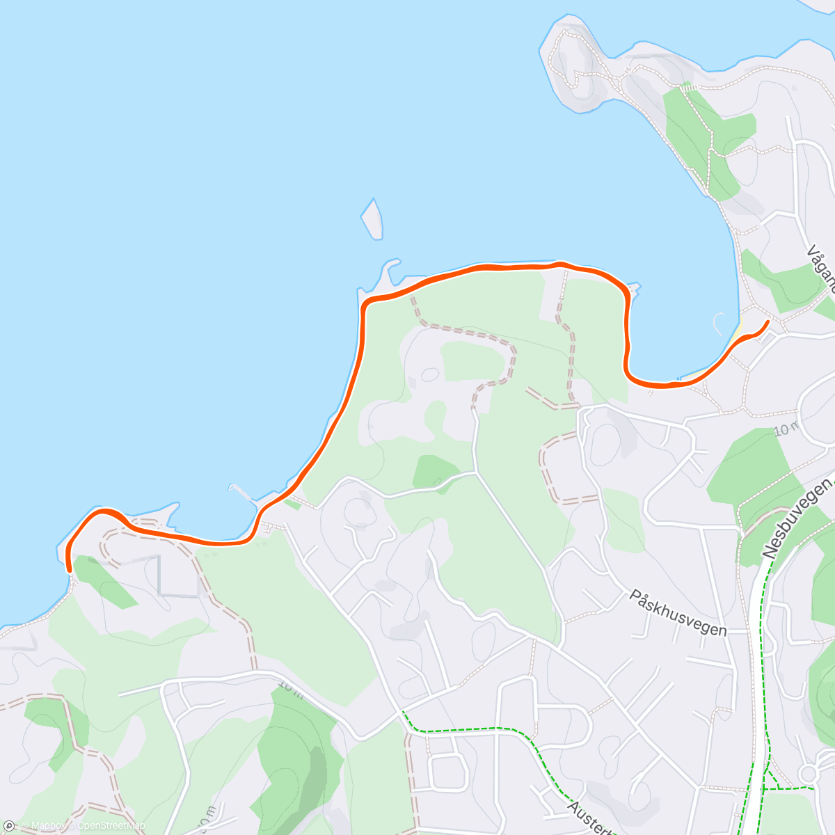 Map of the activity, Løp for kjærligheten 💒