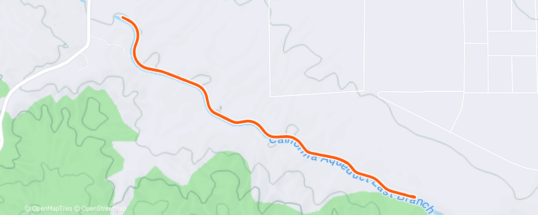 Map of the activity, Lunch Run