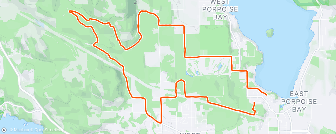 Map of the activity, Sometimes you just gotta get out the door 🫠