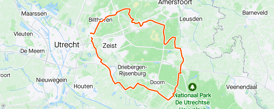 Map of the activity, De Ronde van Noord-Vlaanderen