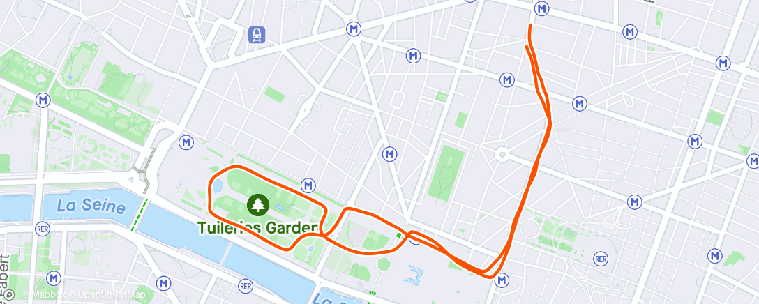 Carte de l'activité Morning Run