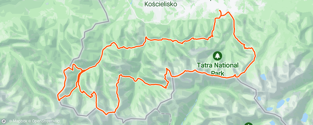 Map of the activity, Tatra Fest - 16m.