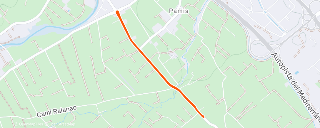 Map of the activity, Lunch Ride