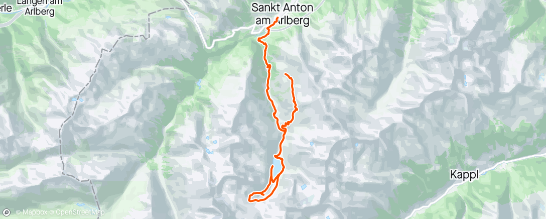 アクティビティ「3. Wanderung Darmstädter Hütte」の地図