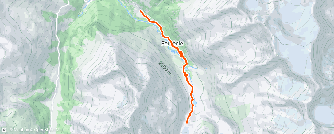 Map of the activity, Ferpècle
