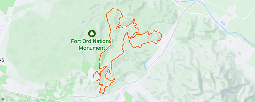 Map of the activity, Sea otter classic 2024