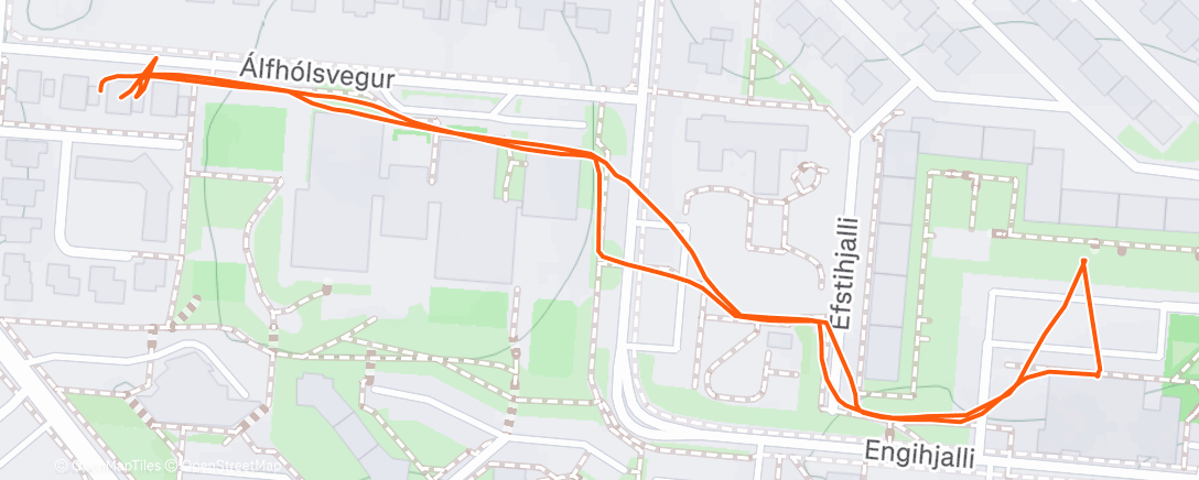 Map of the activity, Lunch Walk