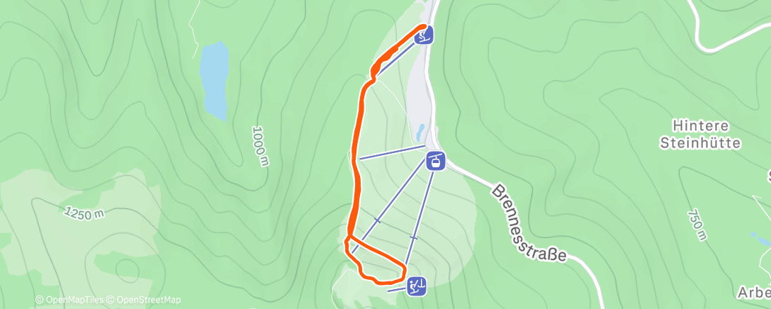 Map of the activity, ARBER