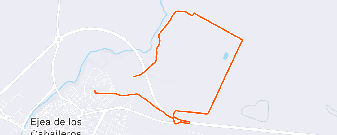 Map of the activity, Caminata de mañana