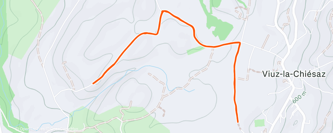 Map of the activity, 5k avec Elé