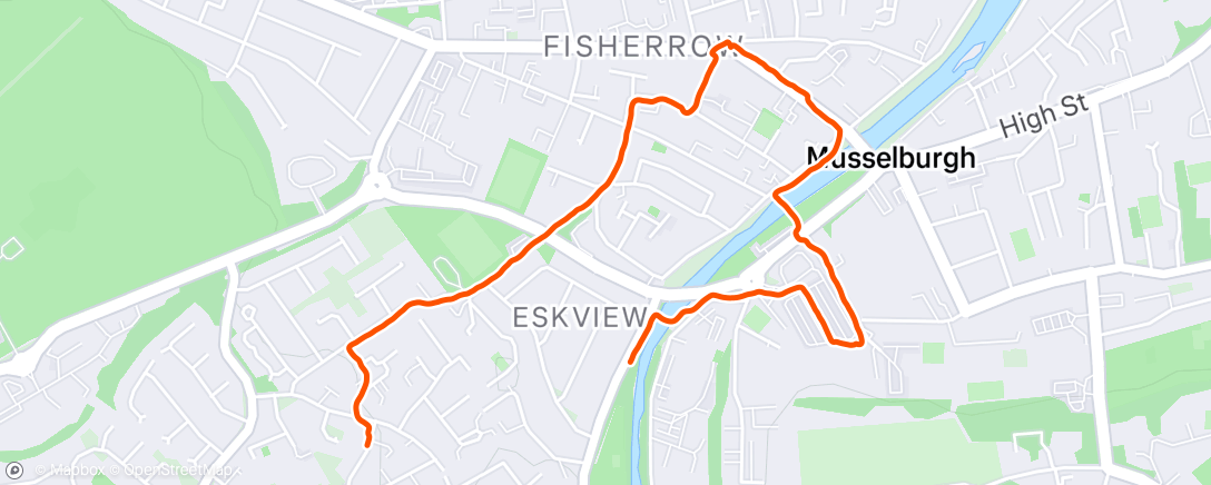 Map of the activity, Afternoon Walk